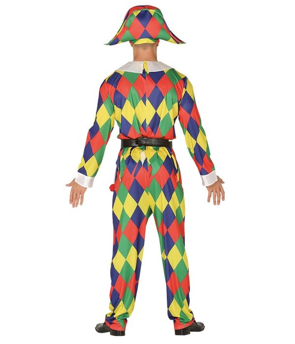 Harlekijn verkleedpak Heren