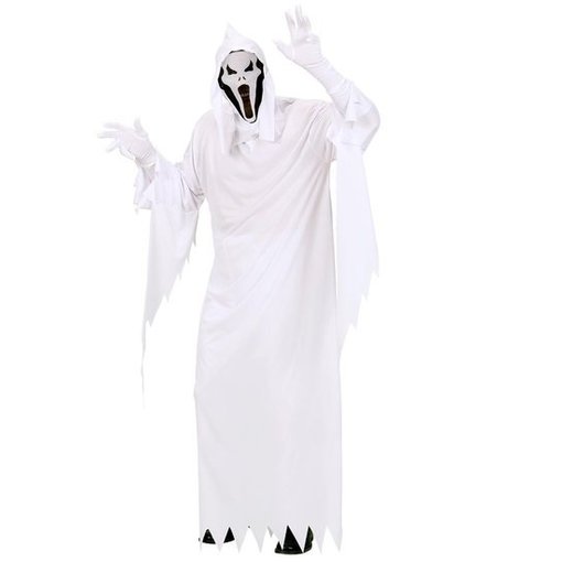 Carnavalskleding: Spook kostuum wit