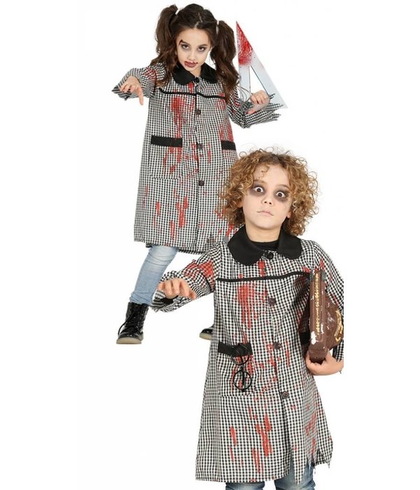 Bloederige Schooljas kind