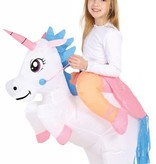 Opblaasbare Unicorn kostuum kind