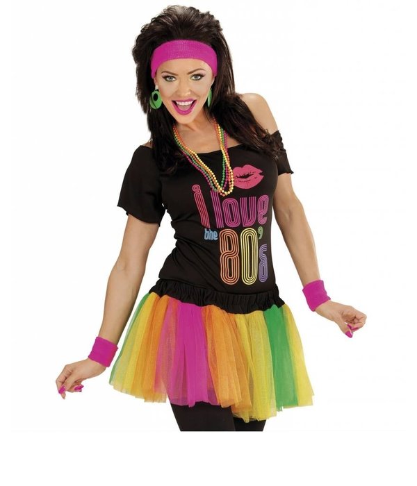 Tutu meerkleurig neon