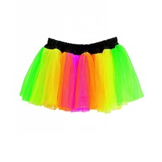 Tutu meerkleurig neon