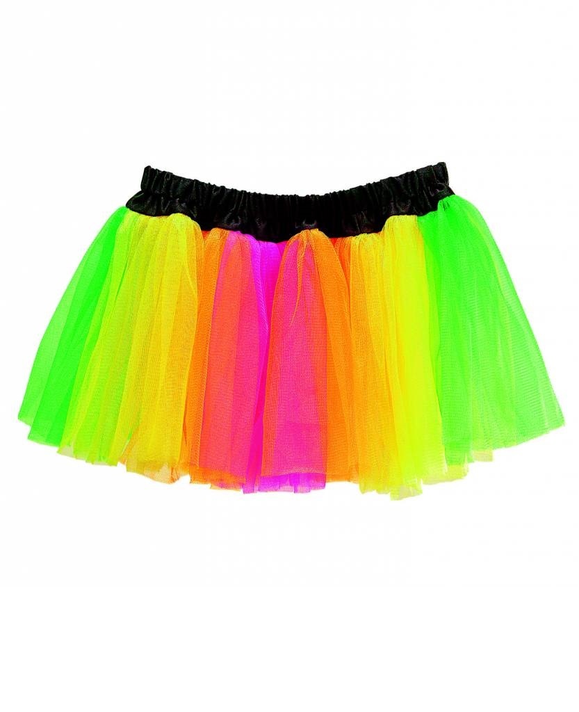 Tutu meerkleurig neon afbeelding