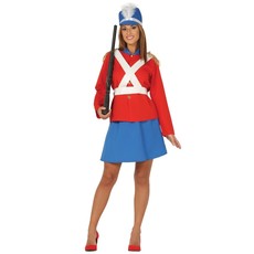 Dames kostuum Engelse soldaat