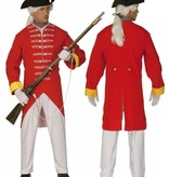 Engelse rode soldaat kostuum