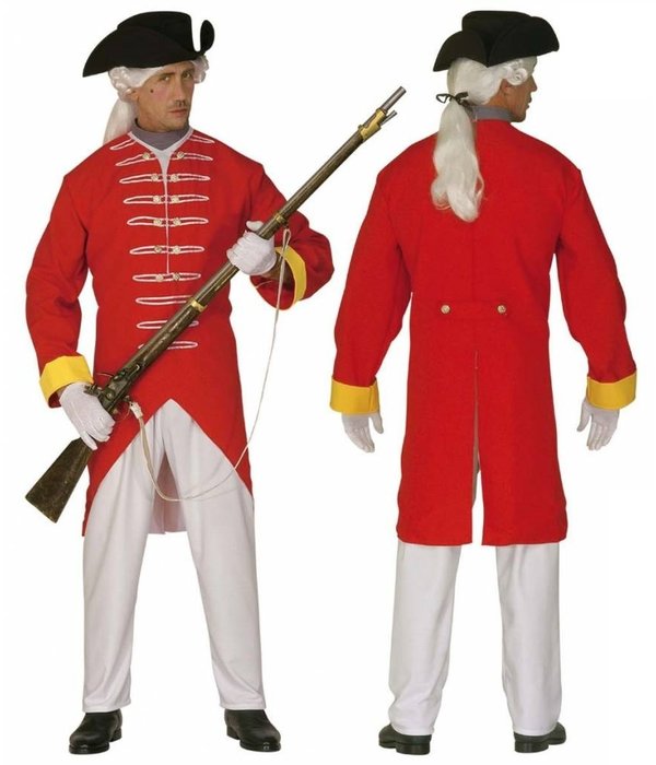 Engelse rode soldaat kostuum