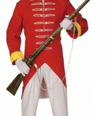 Engelse rode soldaat kostuum