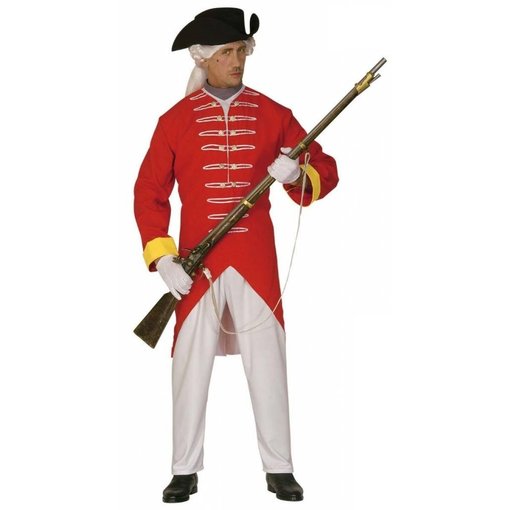 Engelse rode soldaat kostuum
