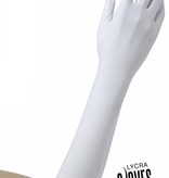 Handschoenen lycra wit 37cm