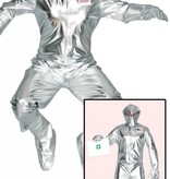 Amerikaanse Astronaut kostuum zilver