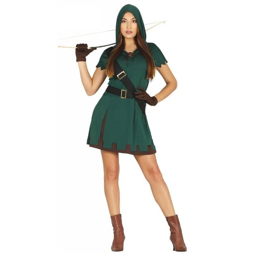 Groen Robin Hood Kostuum Vrouw