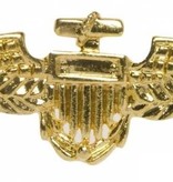 Broche goud Vliegenier