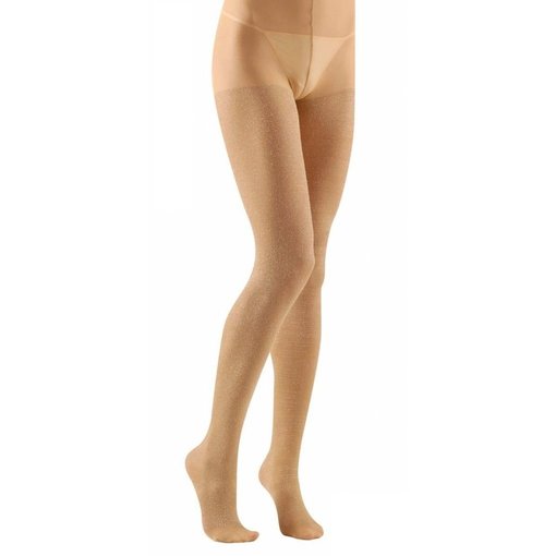 Panty 40den glitter goud