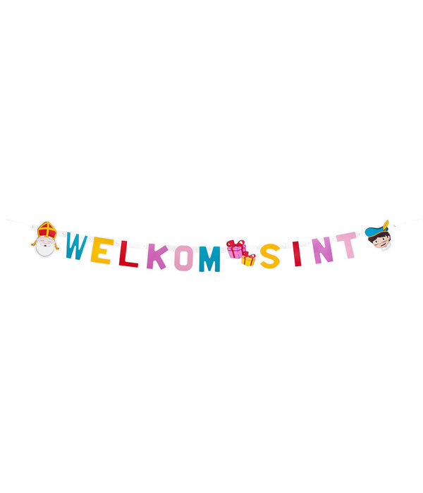 Letterslinger 'Welkom Sint' (1,5m)