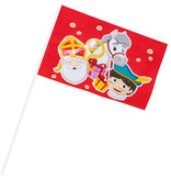 Zwaaivlag Sinterklaas Rood (40cm)