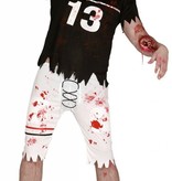 Zombie rugby speler kostuum