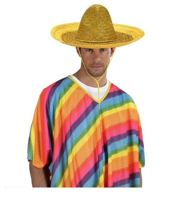 Sombrero geel 48cm