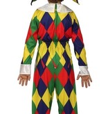 Kleurrijk Harlekijn kostuum jongen
