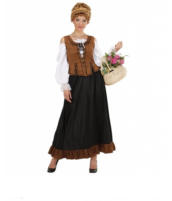 Middeleeuwse boerin kostuum