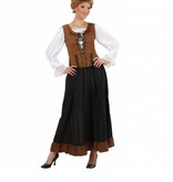 Middeleeuwse boerin kostuum