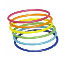 Armband 18 ringen neon multikleuren