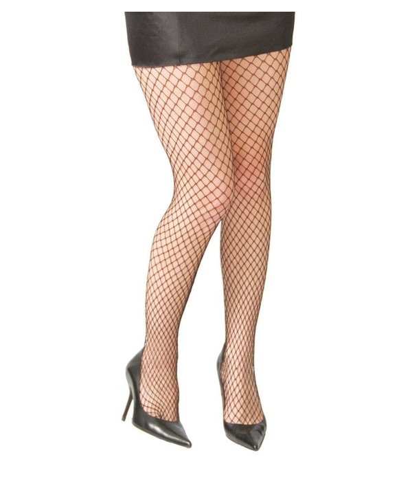 Panty visnet zwart