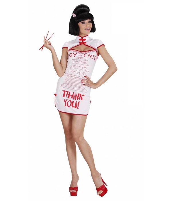 Afhaal Chinese dame wit