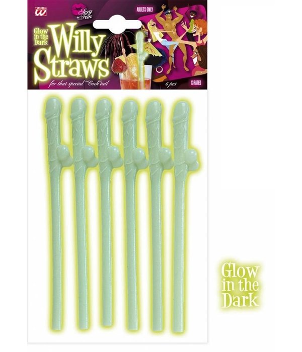 Piemel rietjes glow in dark