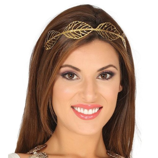 Tiara Bladeren Goud