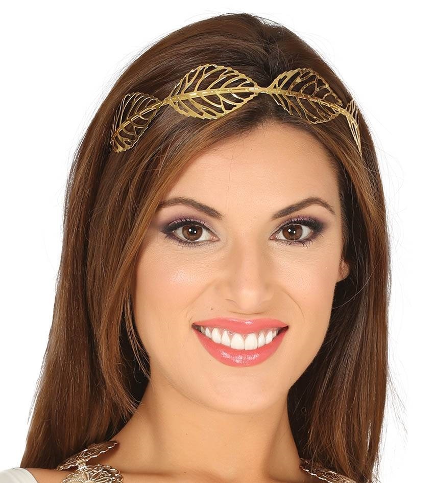 Tiara Bladeren Goud afbeelding