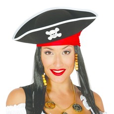 Piraat Hoed Vilt Doodskop Volwassen