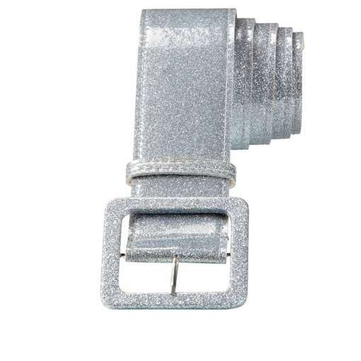 Riem zilver glitter