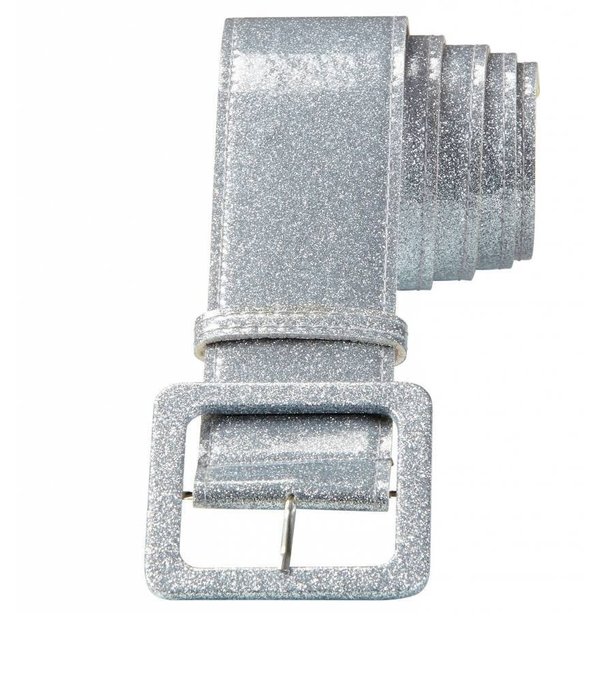 Riem zilver glitter
