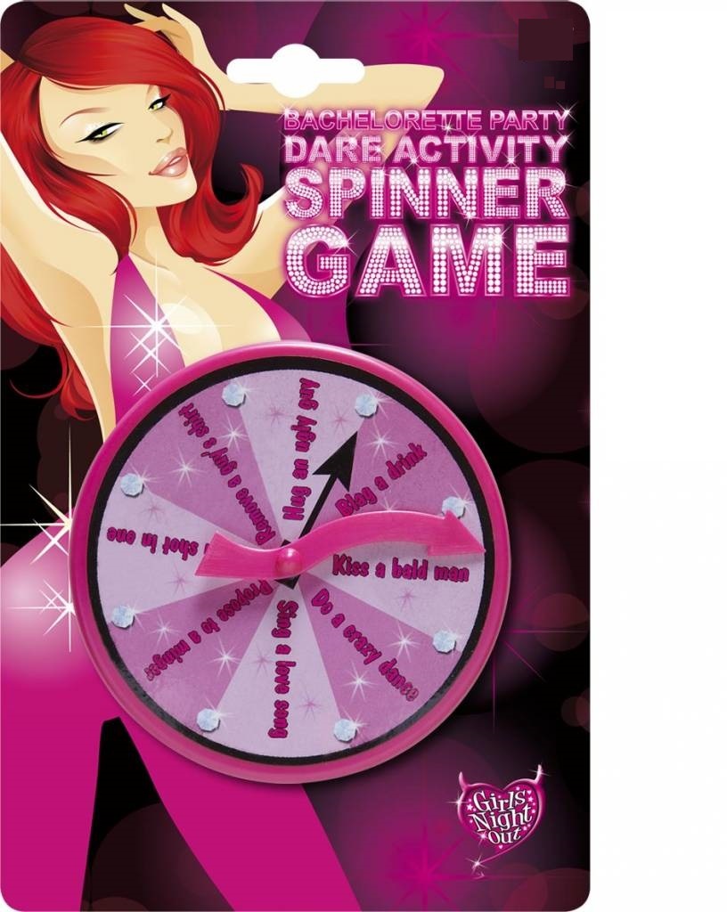Vrijgezellenfeest spel met spinner afbeelding