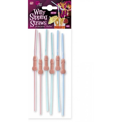 Nippende piemelrietjes