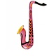 Saxofoon opblaasbaar roze