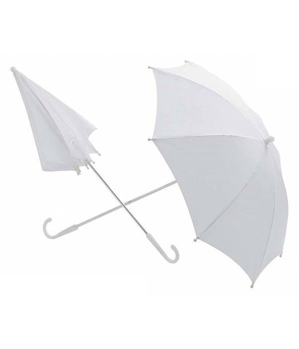 Witte Paraplu 60cm doorsnee