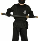 Ninja pakje kind zwart budget