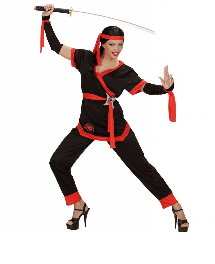Ninja Kostuum Vrouw nodig? snel bezorgd! - Feestbazaar.nl