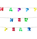 Led-lichtslinger 'Happy New Year' (1,6m)
