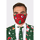 Opposuits mondkapje Kerst rood