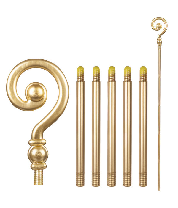 Sinterklaasstaf 6-delig (185 cm)