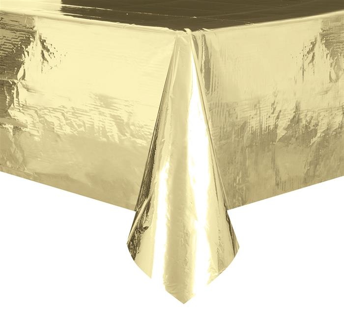 Tafelkleed Folie Goud - 137 x 274cm