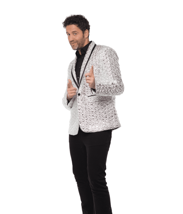 Colbert Feest Zilver Man