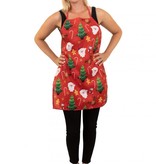 Kerst Keukenschort Rood