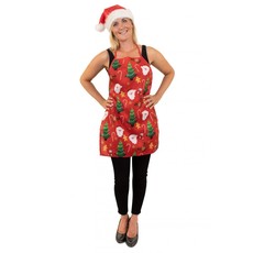 Kerst Keukenschort Rood