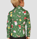 Kerst Overhemd Kind Groen