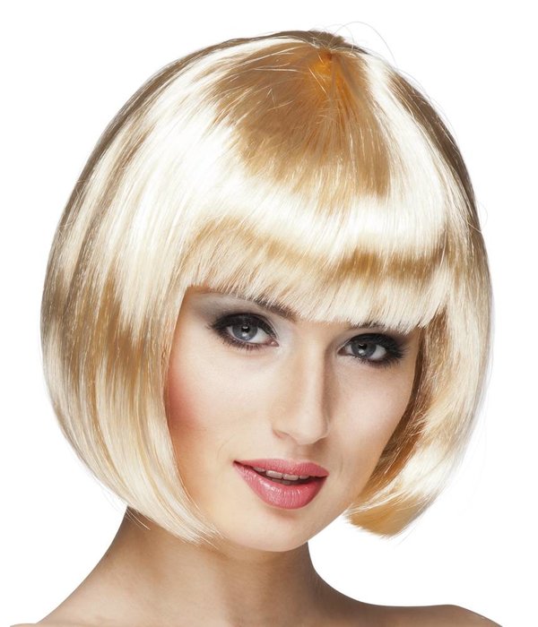 Pruik bobline new look Goudblond
