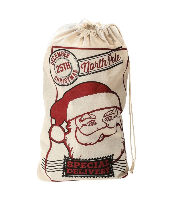 Zak Kerstman Jute Special Delivery 80x50cm