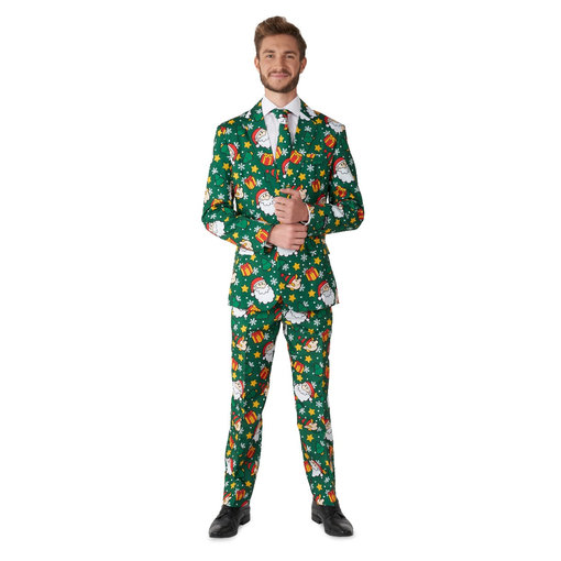 Suitmeister Kerst Maatpak Santa Elves Groen